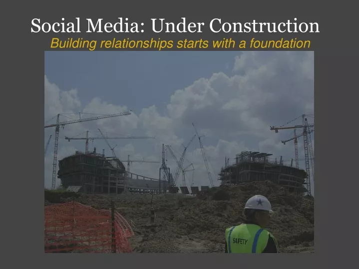 social media under construction