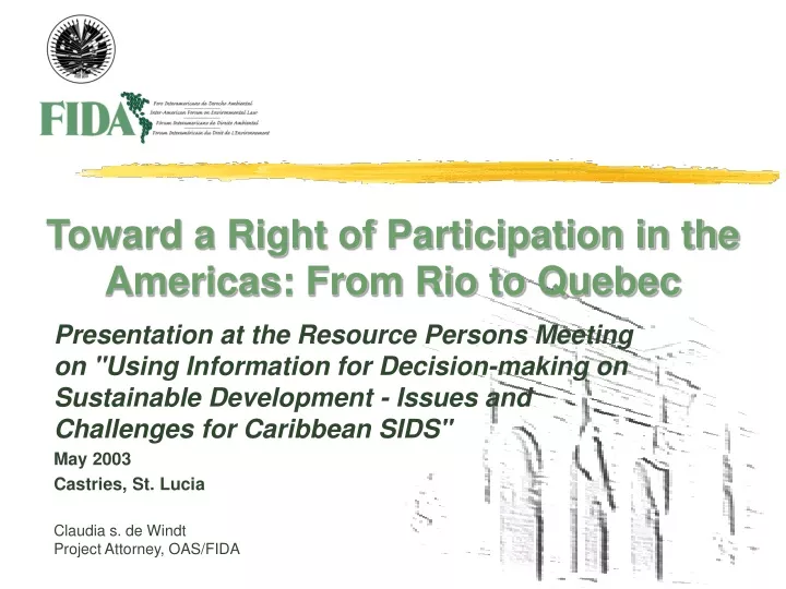toward a right of participation in the americas