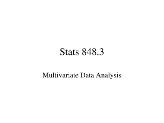 Stats 848.3