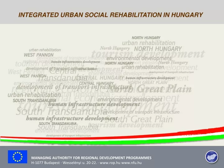 integrated urban social rehabilitation in hungary