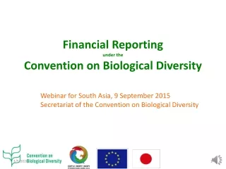 Financial Reporting  under the Convention on Biological Diversity