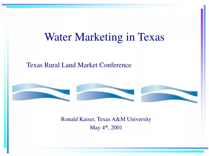 water marketing in texas