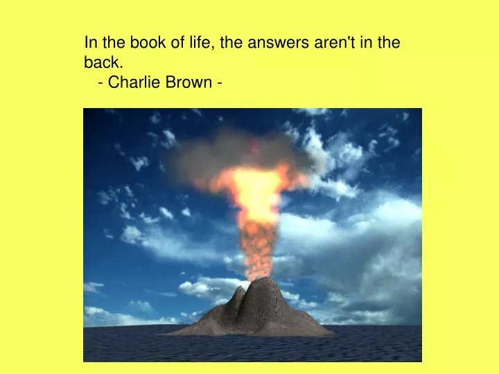 in the book of life the answers aren