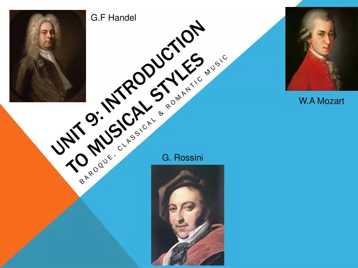 unit 9 introduction to musical styles