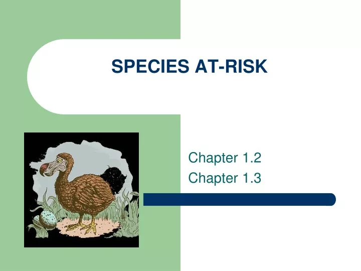 species at risk