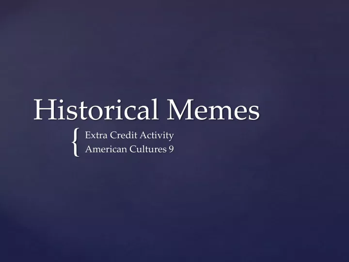 historical memes