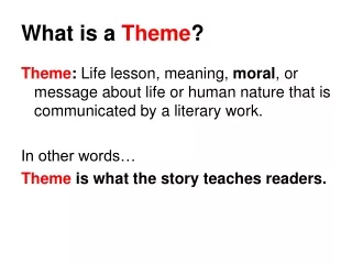 What is a  Theme ?
