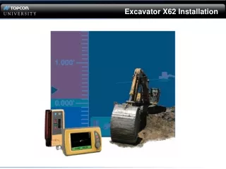 Excavator X62 Installation