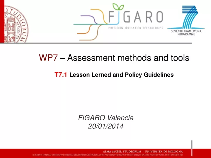 wp7 assessment methods and tools t7 1 lesson