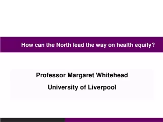 How can the North lead the way on health equity?