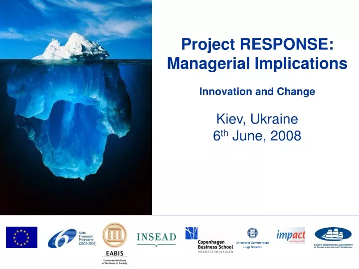 project response managerial implications