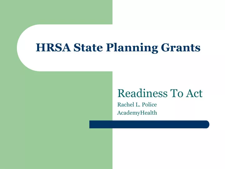 hrsa state planning grants