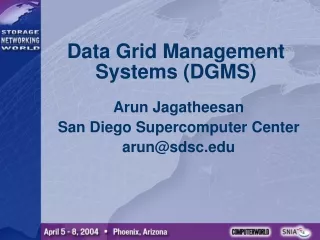 Data Grid Management Systems (DGMS)