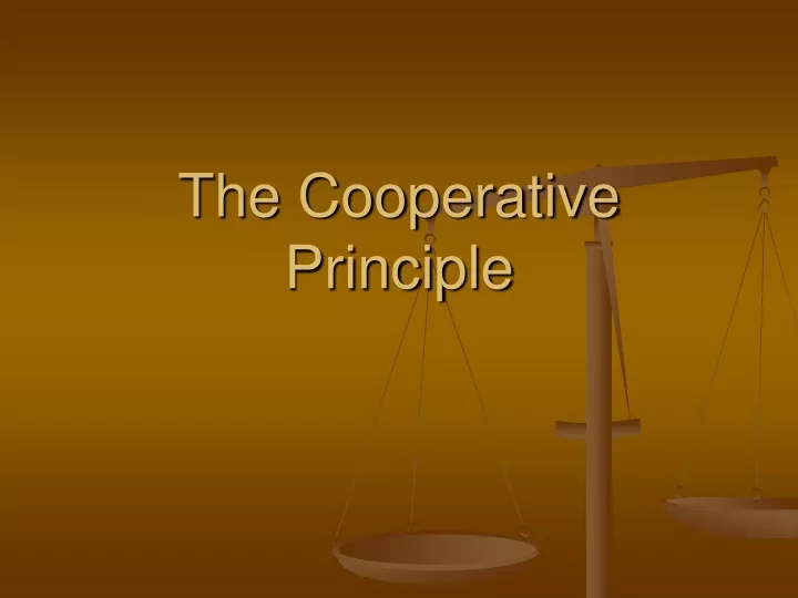 the cooperative principle