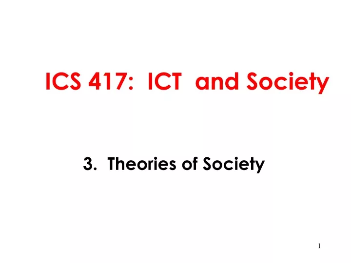 ics 417 ict and society