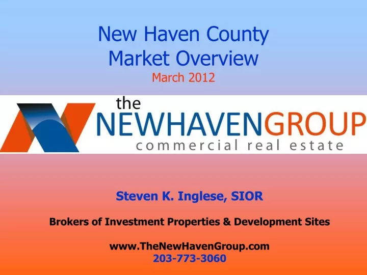 new haven county market overview march 2012