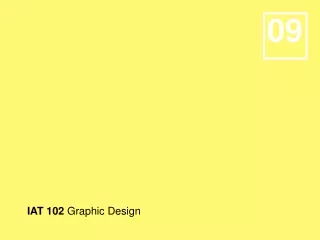 IAT 102  Graphic Design