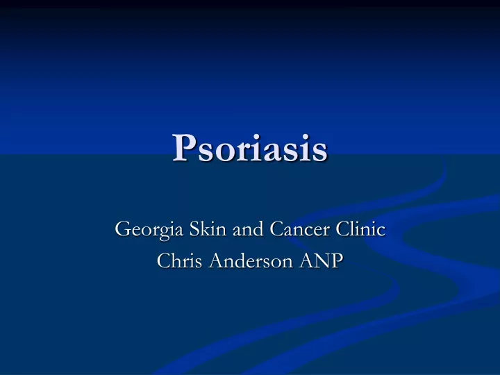 psoriasis