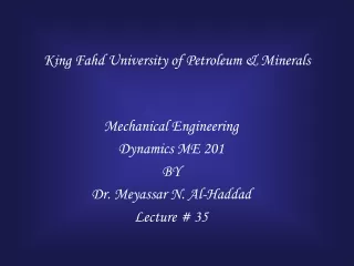 King Fahd University of Petroleum &amp; Minerals