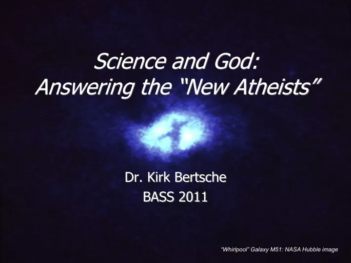 science and god answering the new atheists