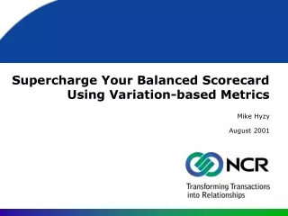 Supercharge Your Balanced Scorecard Using Variation-based Metrics