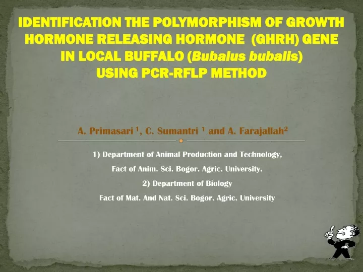 identification the polymorphism of growth hormone