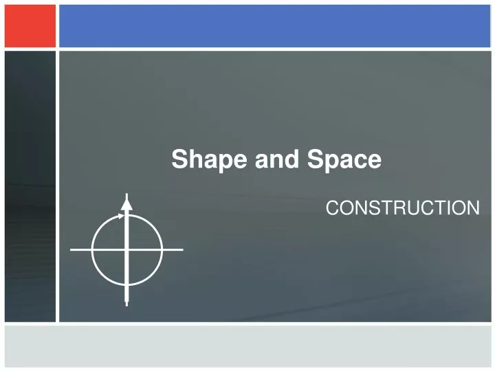 shape and space
