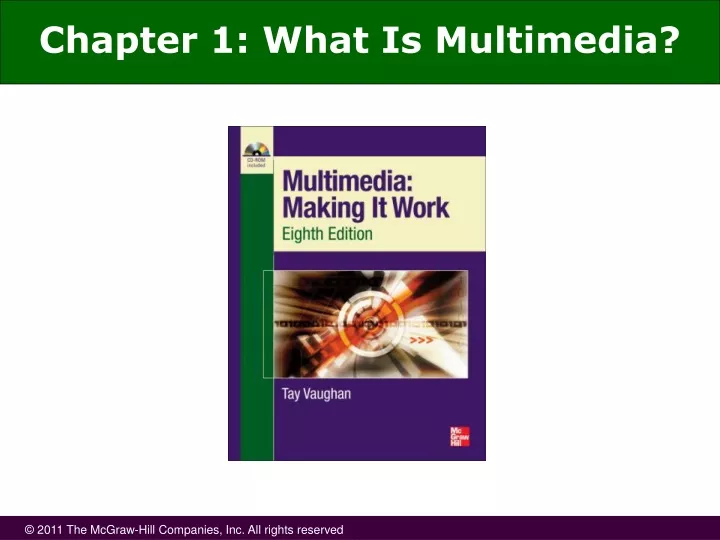 chapter 1 what is multimedia