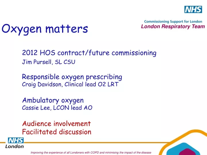 oxygen matters 2012 hos contract future
