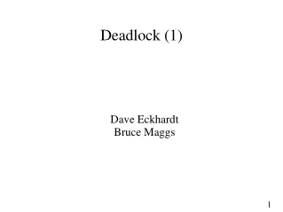 Deadlock (1)