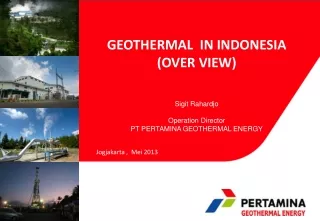 GEOTHERMAL   IN INDONESIA (OVER VIEW)