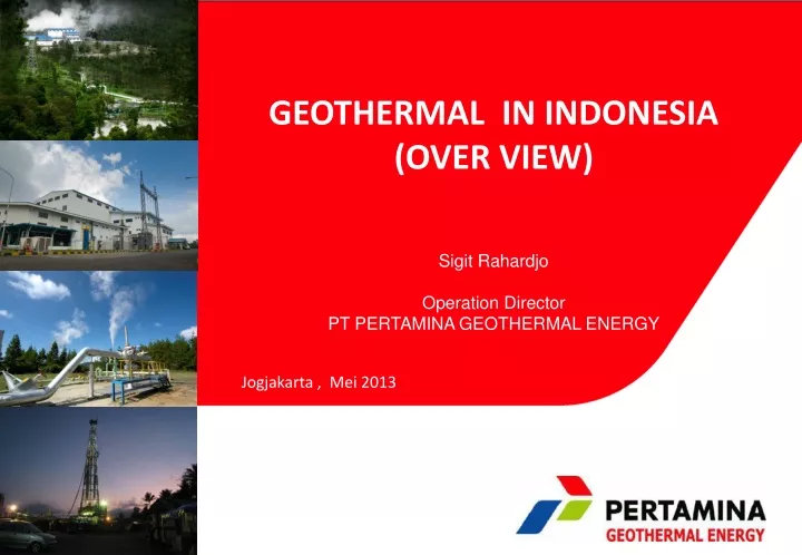 geothermal in indonesia over view