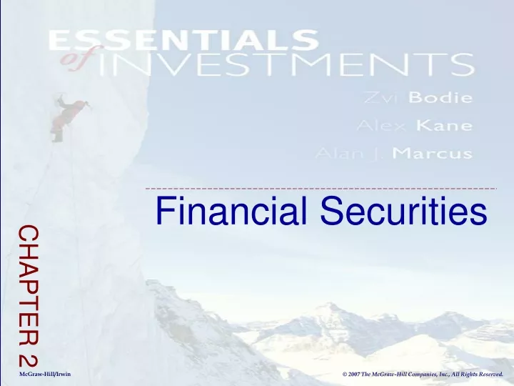 financial securities