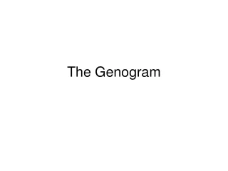 The Genogram