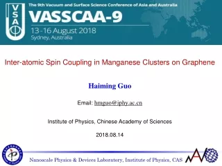 Nanoscale Physics &amp; Devices Laboratory, Institute of Physics, CAS