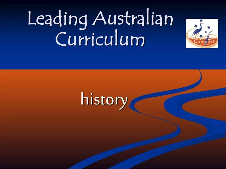 leading australian curriculum