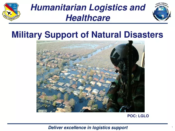 humanitarian logistics and healthcare