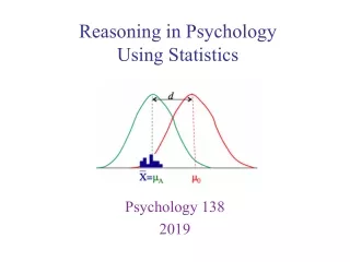 Reasoning in Psychology  Using Statistics