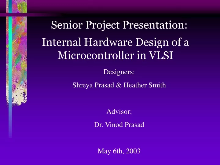 senior project presentation
