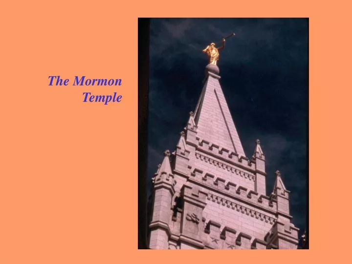 the mormon temple