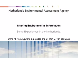 Sharing Environmental Information