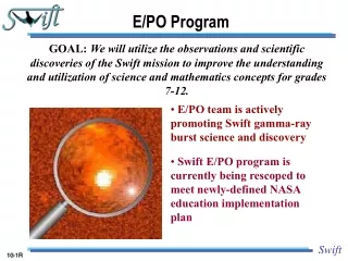 E/PO Program