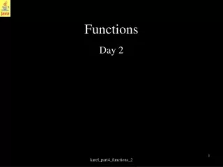 Functions