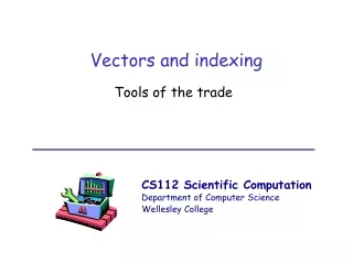 Vectors and indexing