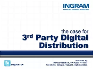 the case for  3 rd  Party Digital Distribution