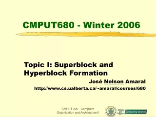 CMPUT680 - Winter 2006