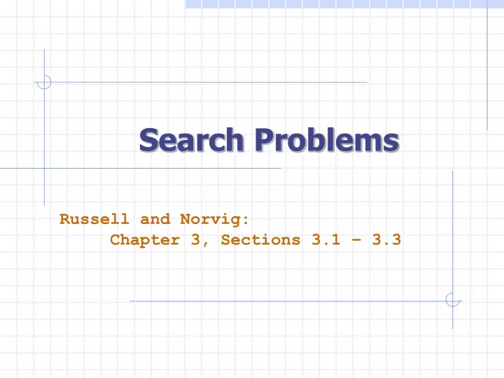 search problems