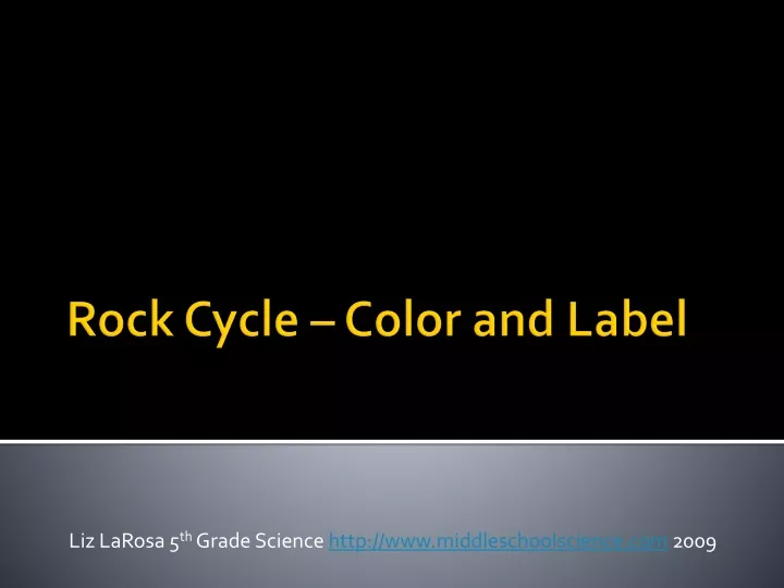 liz larosa 5 th grade science http www middleschoolscience com 2009