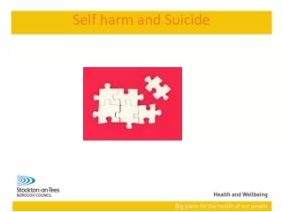 Self harm and Suicide