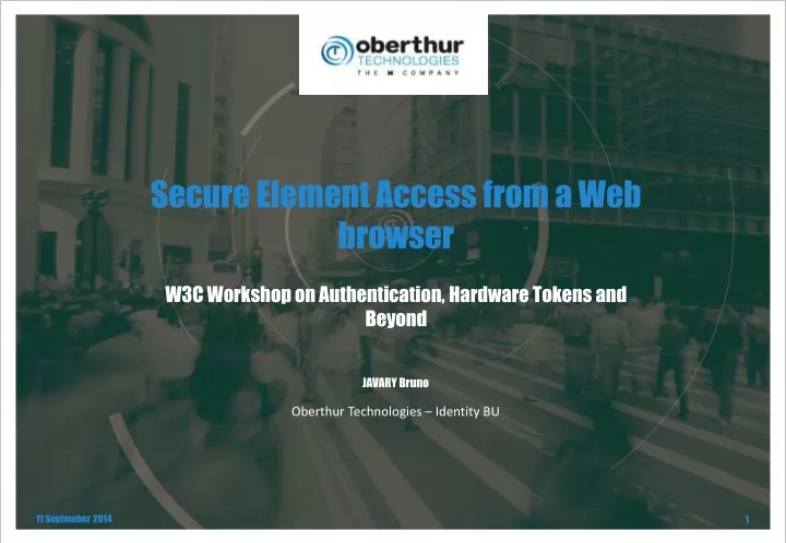 secure element access from a web browser